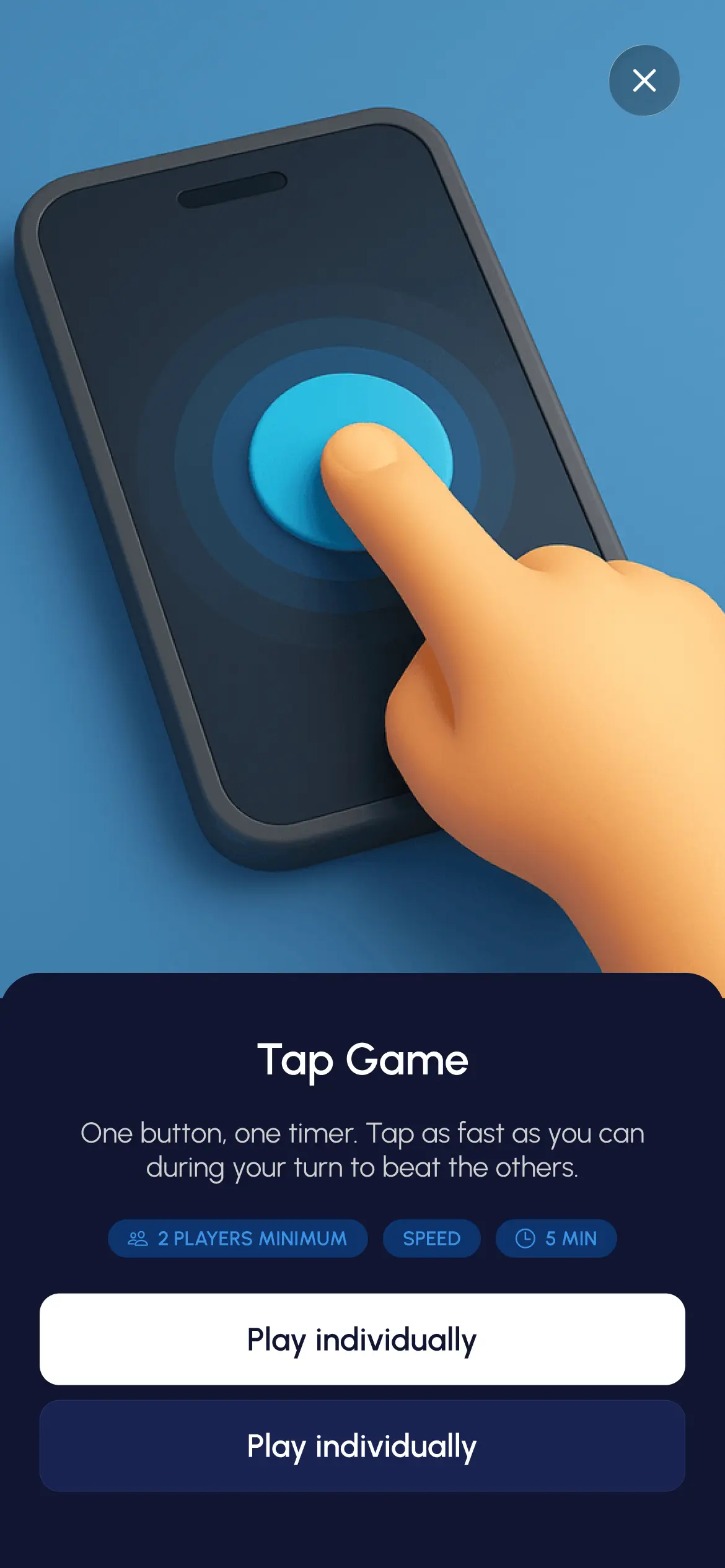 Tap game tab