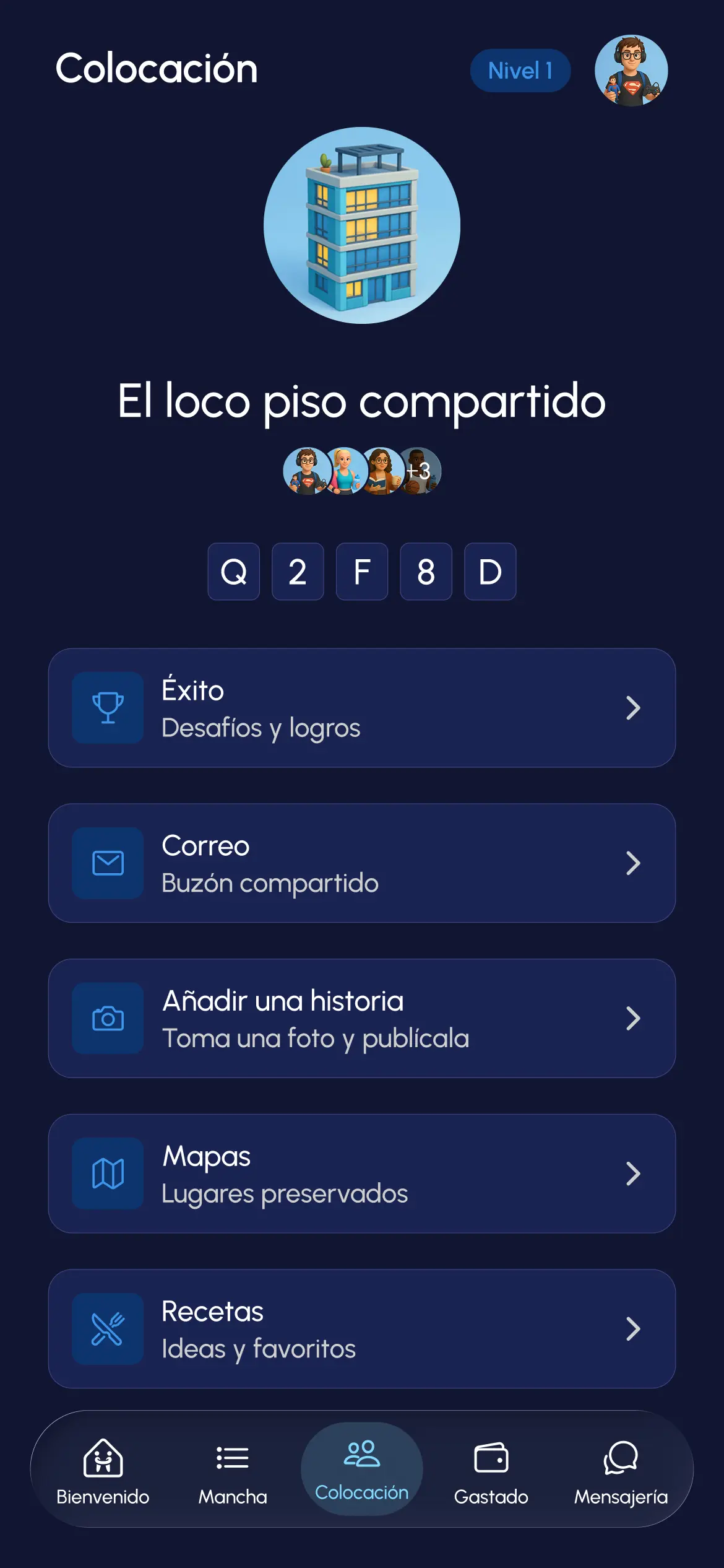 Página de Inicio - App Homebro
